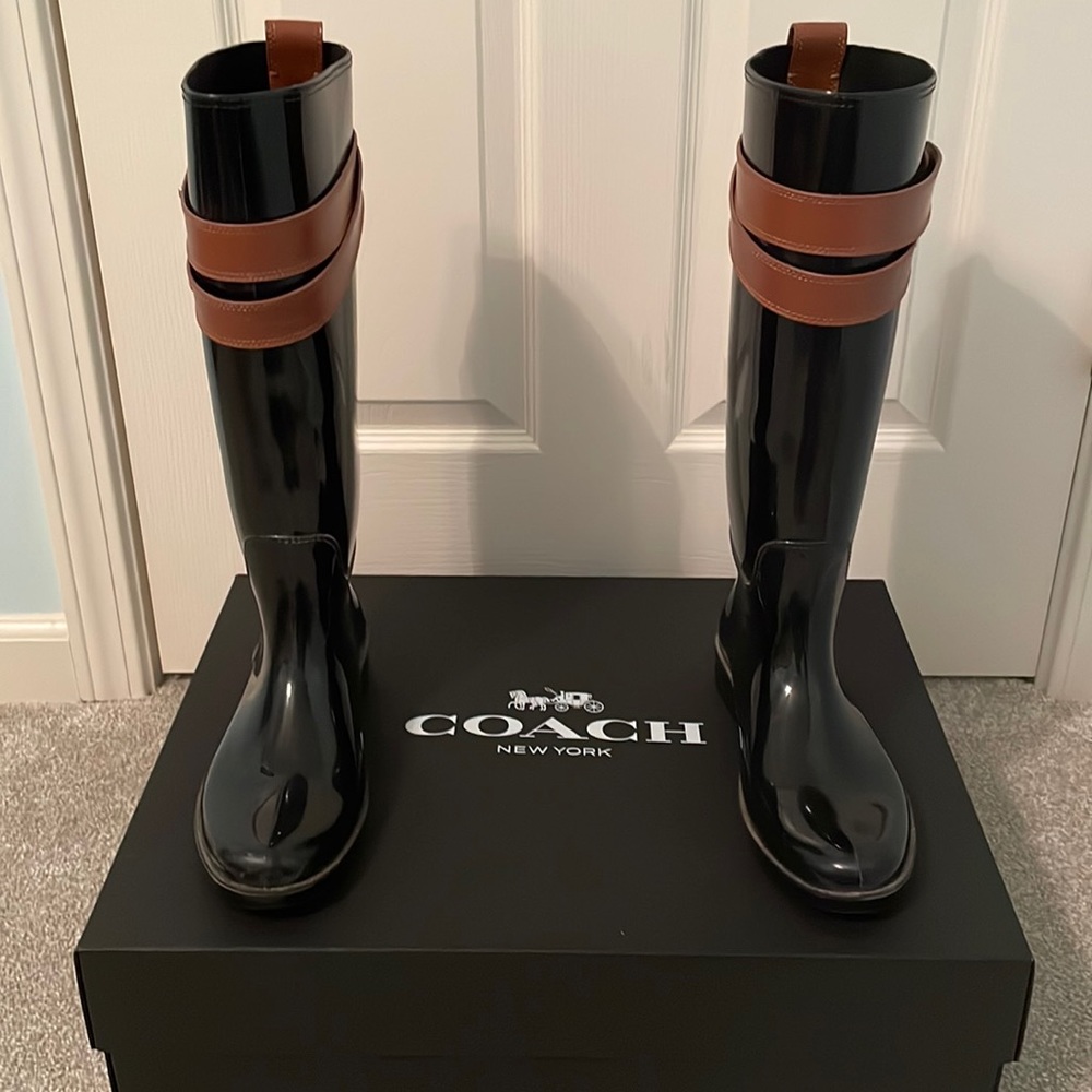 Coach Tall Boots Size 9